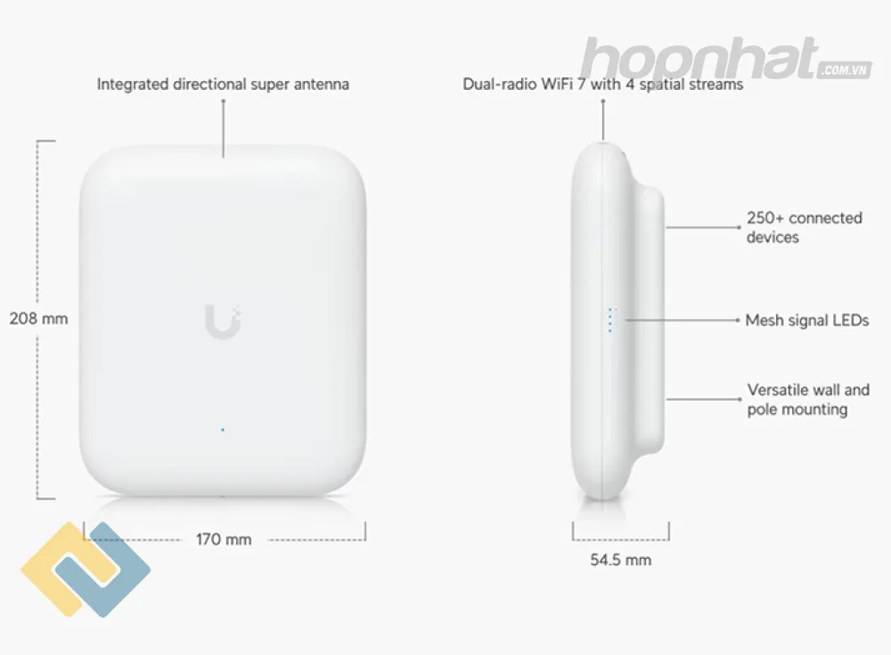 Bộ phát Wifi U7-Outdoor Unifi chính hãng