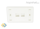 Ảnh thu nhỏ Mặt mạng 2 cổng, mặt mạng đôi Panduit NK2FIWY