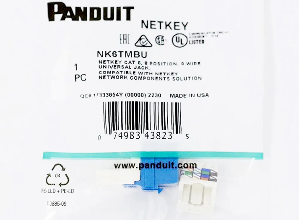 Nhân mạng Cat6 Panduit NK6TMBU