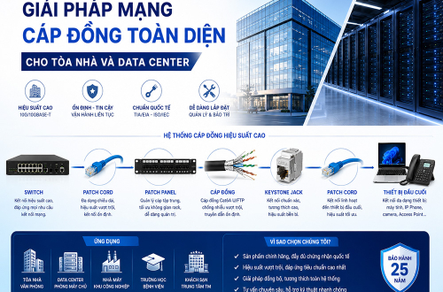 Giải pháp mạng cáp đồng toàn diện cho tòa nhà và Data Center