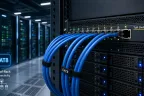 Cáp mạng Cat8 trong kết nối trục ngắn Top-of-Rack tại các phòng Server hiện đại