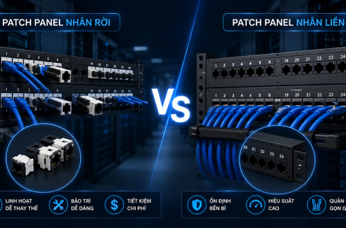 Patch  Panel nhân rời vs Patch Panel nhân liền nên dùng loại nào?