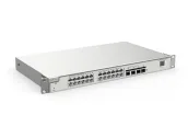 Ảnh thu nhỏ Switch Layer 3 Ruijie RG-NBS5200-24GT4XS nhìn nghiêng từ phía trước, ảnh hãng