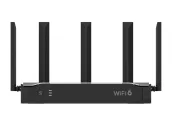 Ảnh thu nhỏ Mặt trước router Wi-Fi 6 RG-EG105GW-X với hàng ăng-ten ngoài, ảnh hãng Ruijie