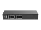 Ảnh thu nhỏ Switch Ruijie RG-ES116G-L nhìn từ phía trước, dãy 16 cổng RJ45 Gigabit