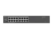 Ảnh thu nhỏ Mặt trước RG-ES116G-L gồm cổng mạng, công tắc chọn chế độ và đèn báo