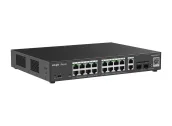 Ảnh thu nhỏ Switch PoE Ruijie RG-ES220GS-P 20 cổng Gigabit chụp góc nghiêng