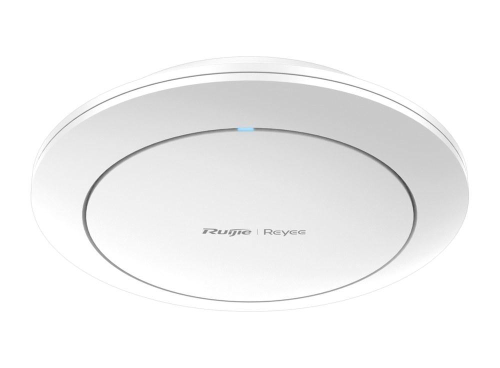 Access point Reyee RG-RAP2266 chụp nghiêng, thân tròn đường kính 220 mm