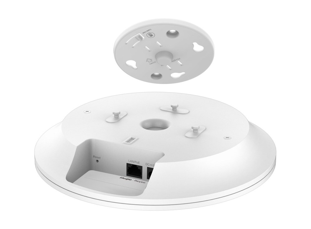 Mặt lưng RG-RAP2266 và giá lắp, hãng mô tả lắp đặt chỉ cần xoay