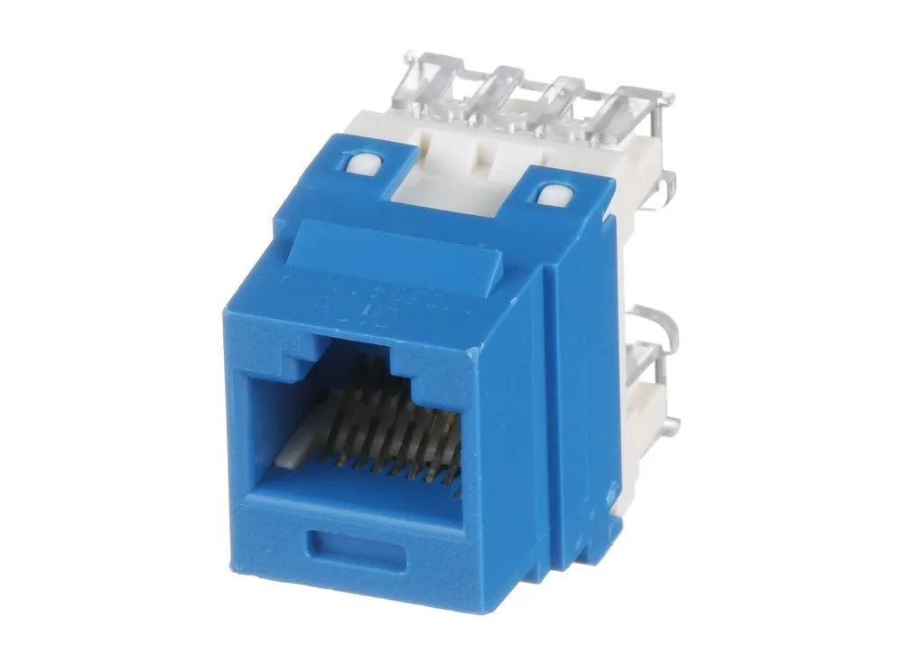 Nhân mạng Cat6 NK688MBU nhìn từ góc trái, ảnh hãng Panduit