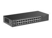 Ảnh thu nhỏ Switch Ruijie RG-ES124G-L 24 cổng Gigabit vỏ kim loại, ảnh hãng góc nghiêng