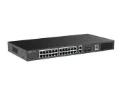 Ảnh thu nhỏ Ruijie RG-ES228GS-P switch PoE+ 28 cổng nhìn nghiêng phía trước