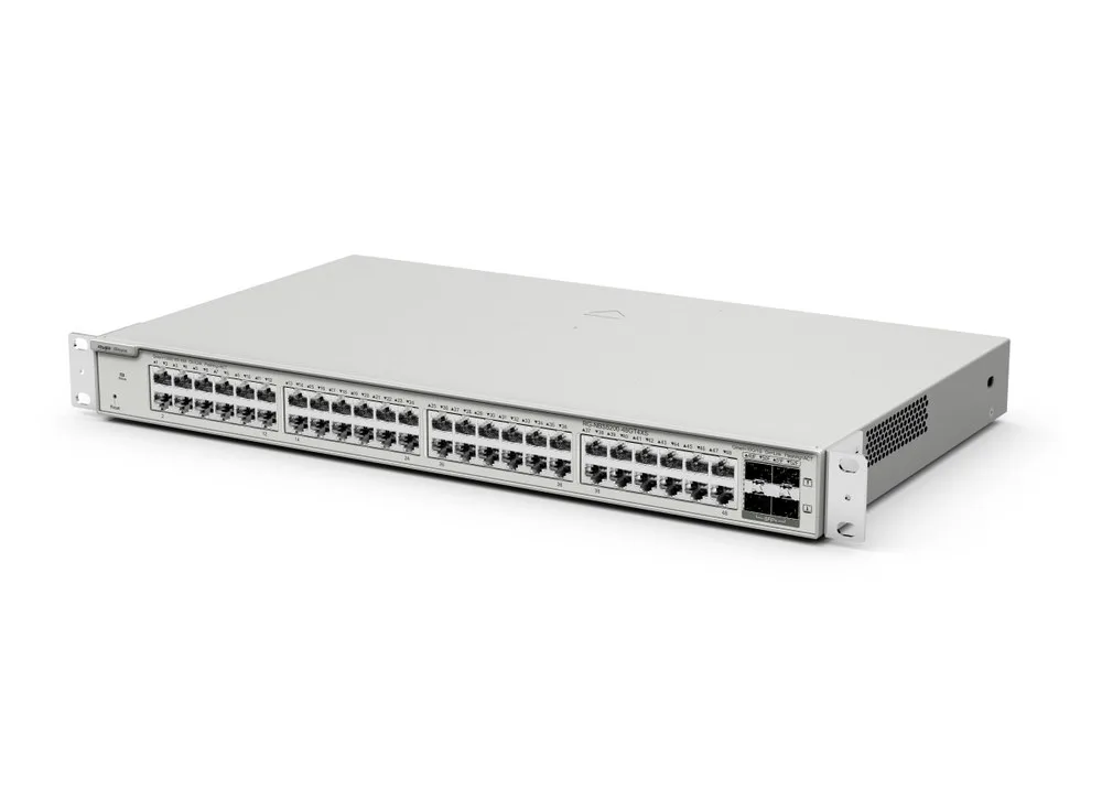 Switch 48 cổng Ruijie RG-NBS5200-48GT4XS đặt chéo, ảnh hãng