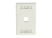 Ảnh thu nhỏ Mặt mạng 1 cổng Panduit NK1FIWY màu Off White, ảnh hãng chụp chính diện