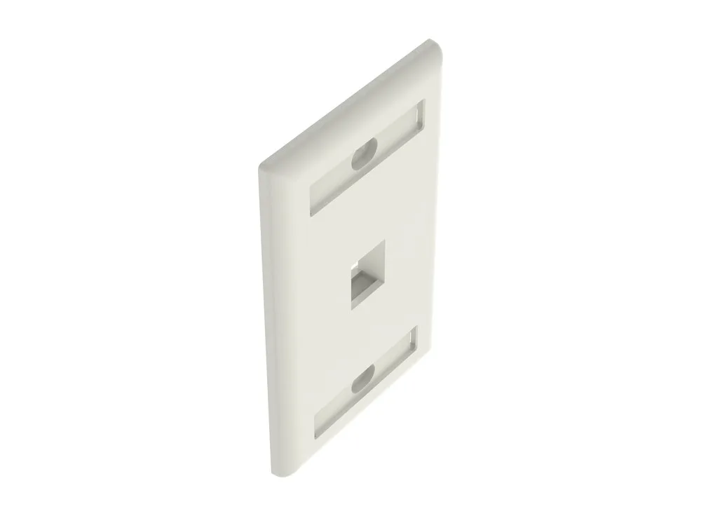 Mặt mạng 1 cổng Panduit NK1FIWY nhìn nghiêng, ảnh hãng