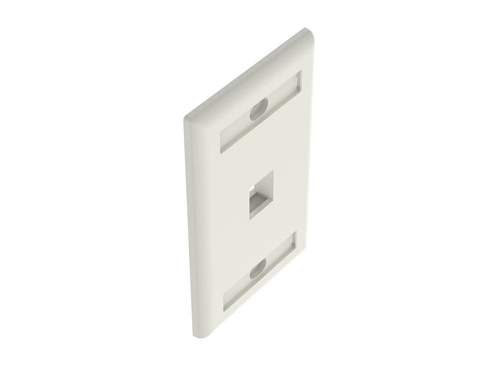 Mặt mạng 1 cổng Panduit NK1FIWY nhìn nghiêng, ảnh hãng
