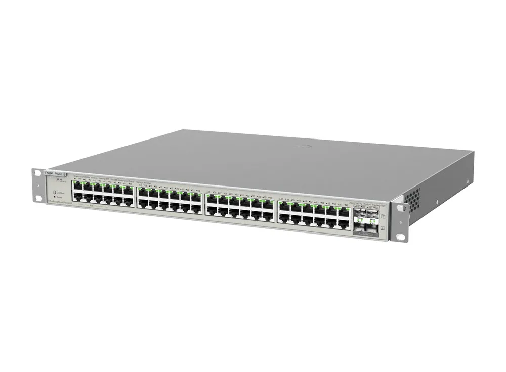 Switch Layer 3 RG-NBS5200-48GT4XS-UP chụp từ góc phải, ảnh hãng Ruijie