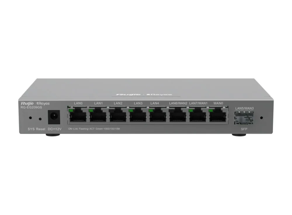 RG-EG209GS nhìn từ phía trên mặt trước, ảnh hãng Ruijie