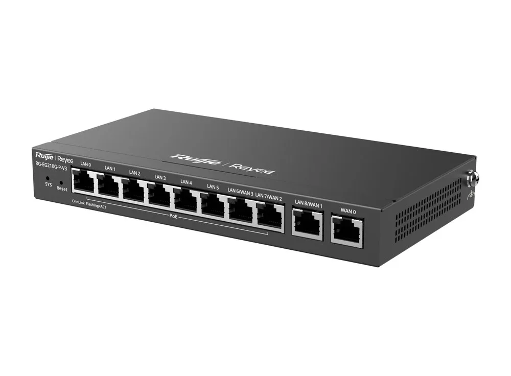 RG-EG210G-P-V3 nhìn chéo phía trước bên phải, dòng EG200