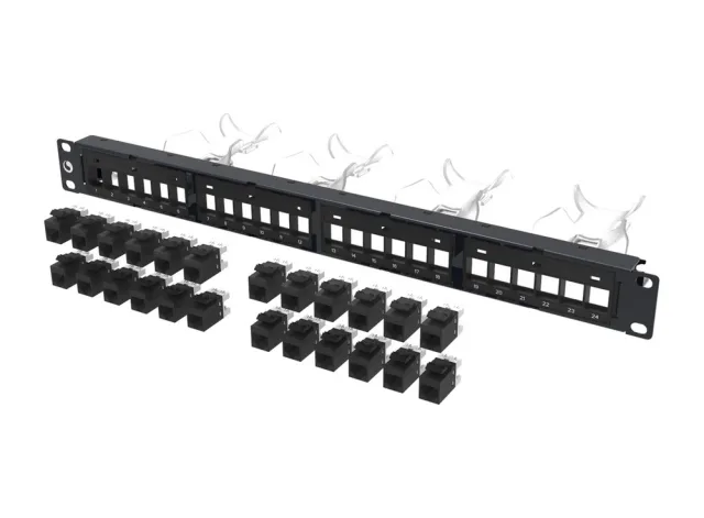 Patch Panel 24 Port Cat6 UTP Commscope 760242562