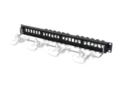 Ảnh thu nhỏ Mặt sau patch panel 760242562 với thanh quản lý cáp phía sau