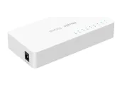 Ảnh thu nhỏ RG-ES08F vỏ nhựa chụp từ phía sau, thấy cạnh có đầu cắm nguồn DC