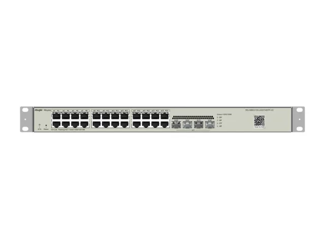 Switch Ruijie RG-NBS3100-24GT4SFP-V2 24 cổng Gigabit, 4 cổng SFP