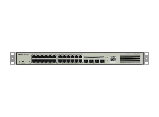 Switch Ruijie RG-NBS3100-24GT4SFP-P-V2 24 cổng PoE+ Gigabit, 4 cổng SFP