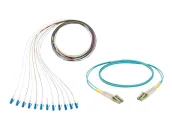 Ảnh thu nhỏ Ảnh Panduit về dây nhảy LC duplex và pigtail NetKey, minh họa trang NKFPZ22LLLSM005