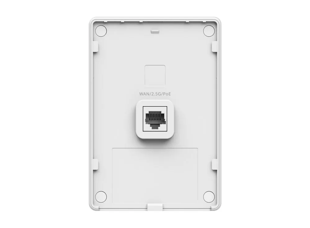 Mặt sau RG-RAP72-Wall chụp thẳng, máy lắp lên hộp nối (junction box)