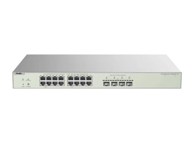 Switch Ruijie RG-NBS3300-16MG4XS-HP Layer 2+, 16 cổng 2.5G PoE 370 W, 4 SFP+