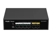 Ảnh thu nhỏ Switch PoE Ruijie RG-ES106F-P 6 cổng 10/100 Mbps nhìn từ mặt trước