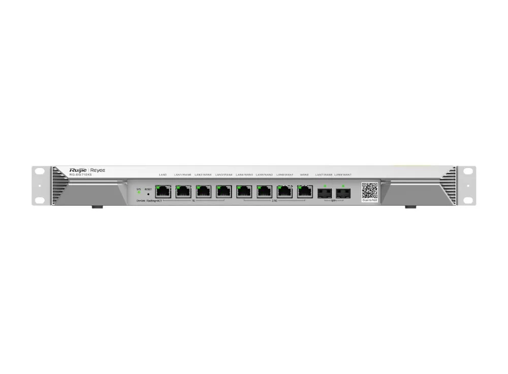 RG-EG710XS nhìn thẳng chính diện, ảnh hãng Ruijie
