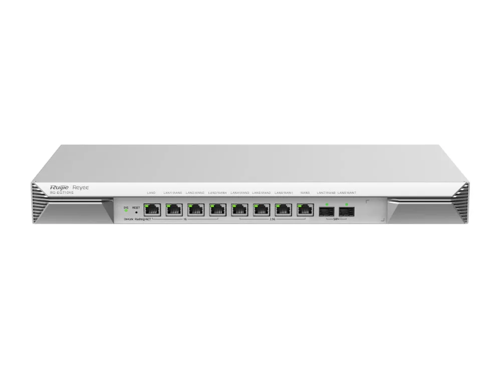 Router doanh nghiệp RG-EG710XS lắp rack 1U, ảnh hãng Ruijie