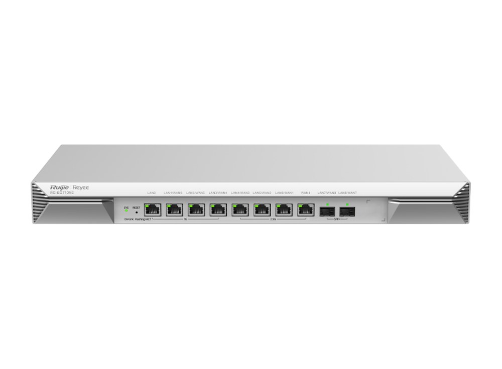 Router doanh nghiệp RG-EG710XS lắp rack 1U, ảnh hãng Ruijie