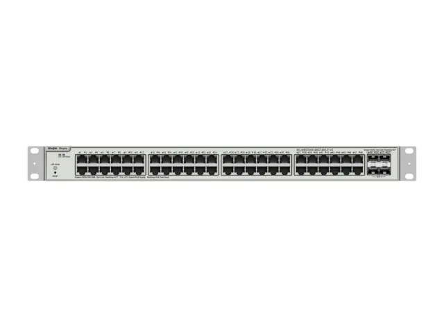 Switch Ruijie RG-NBS3200-48GT4XS-P-V2 Layer 2+, 48 cổng PoE+ 370 W, 4 SFP+