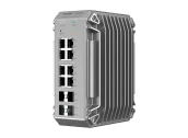 Ảnh thu nhỏ Switch công nghiệp Ruijie RG-NIS3100-8GT4SFP-HP nhìn chéo phía trước, ảnh hãng