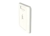 Ảnh thu nhỏ Faceplate NetKey NKFPL86F1SAW nhìn từ cạnh phải, ảnh sản phẩm Panduit