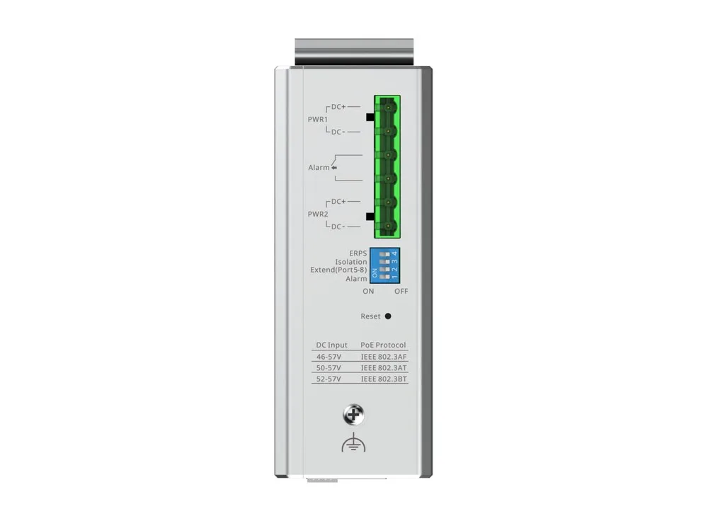 Mặt trên switch RG-NIS2100-8GT2SFP-HP, ảnh hãng Ruijie