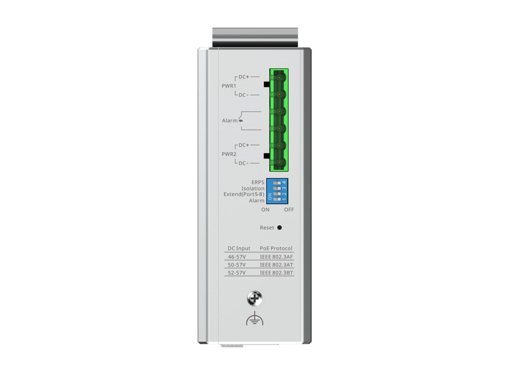 Mặt trên switch RG-NIS2100-8GT2SFP-HP, ảnh hãng Ruijie