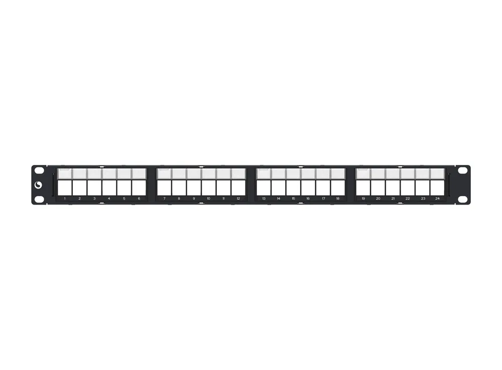Mặt trước patch panel SDDM 24 cổng Commscope 760237046