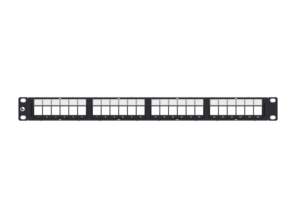 Mặt trước patch panel SDDM 24 cổng Commscope 760237046