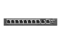 Switch Ruijie RG-ES210GS-P 8 cổng PoE+ Gigabit, 2 cổng Gigabit, 1 combo SFP