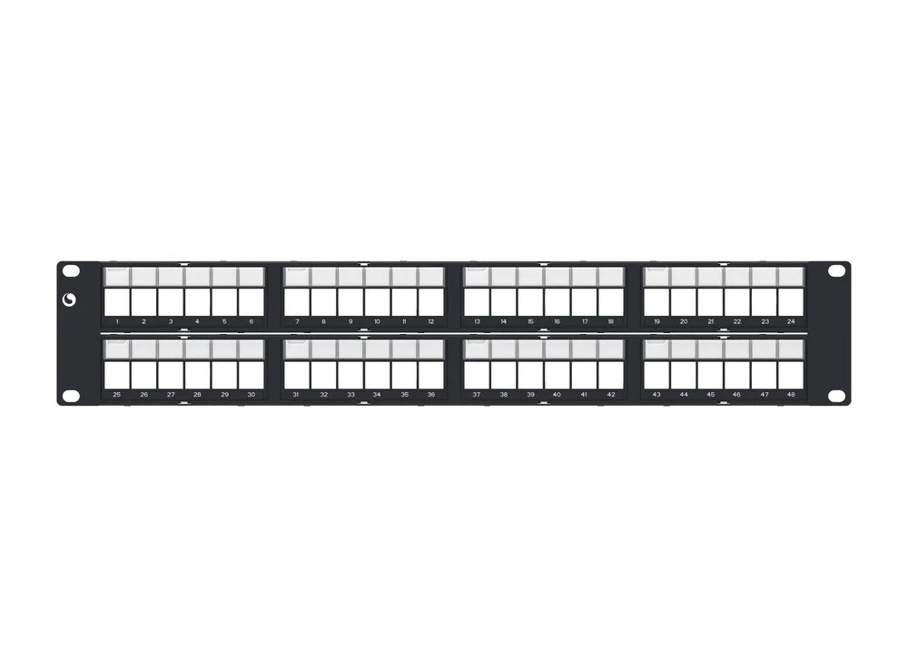 Mặt trước patch panel SDDM 48 cổng Commscope 760237047