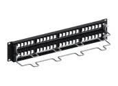 Ảnh thu nhỏ Mặt sau patch panel 760237047 và phần quản lý cáp
