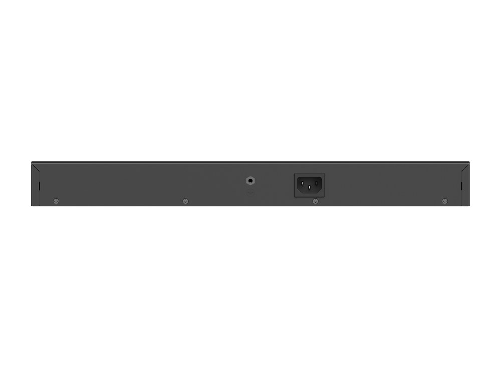 Mặt sau RG-ES126FGS-LP với đầu cắm nguồn AC và cọc tiếp đất