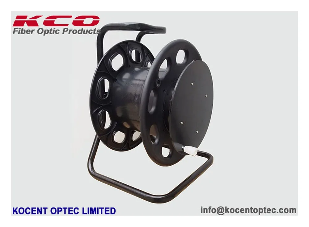 Rulo rỗng loại cầm tay của KCO dùng quấn dây quang dã chiến, có tay xách và chân đế