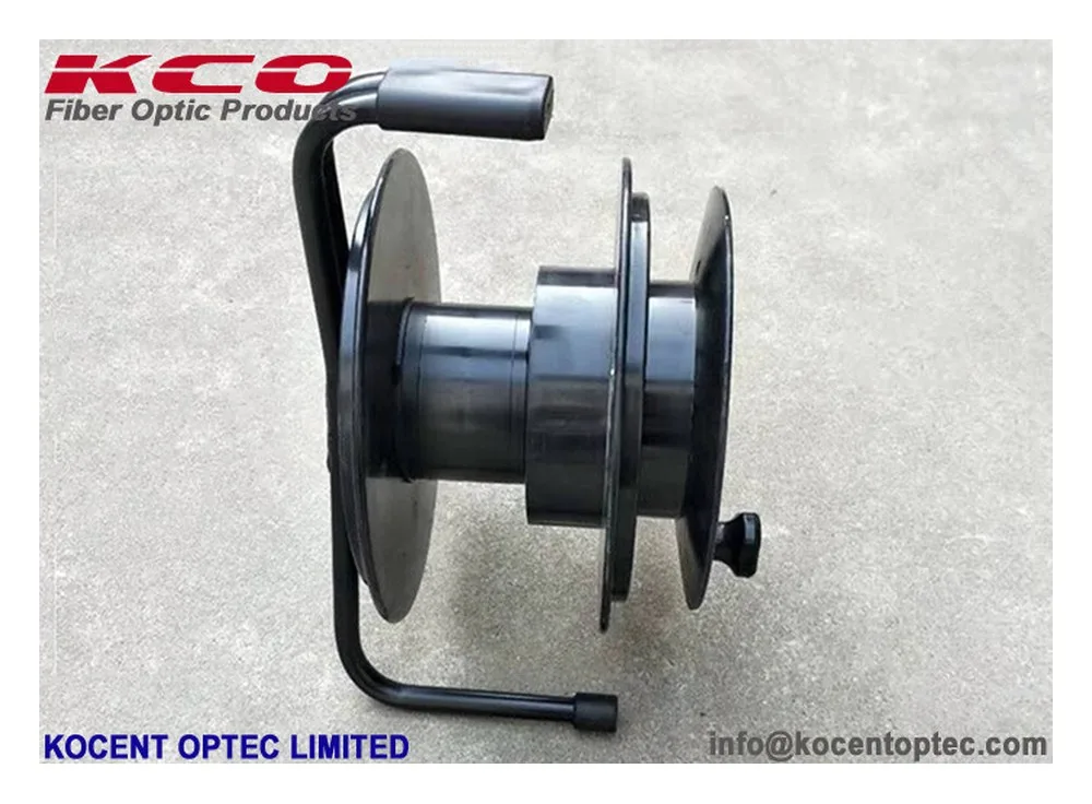 Rulo dây quang dã chiến KCO cầm tay quấn đầy dây vỏ đen