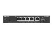 Ảnh thu nhỏ Switch PoE 2,5G Ruijie RG-ES206MG-P 5 cổng, 1 SFP+ 10G, ảnh hãng mặt trước