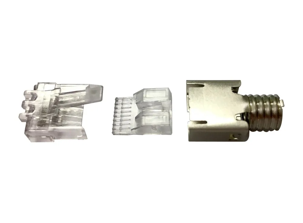 Các chi tiết rời của hạt mạng Cat6 chống nhiễu MP-6S-B-1